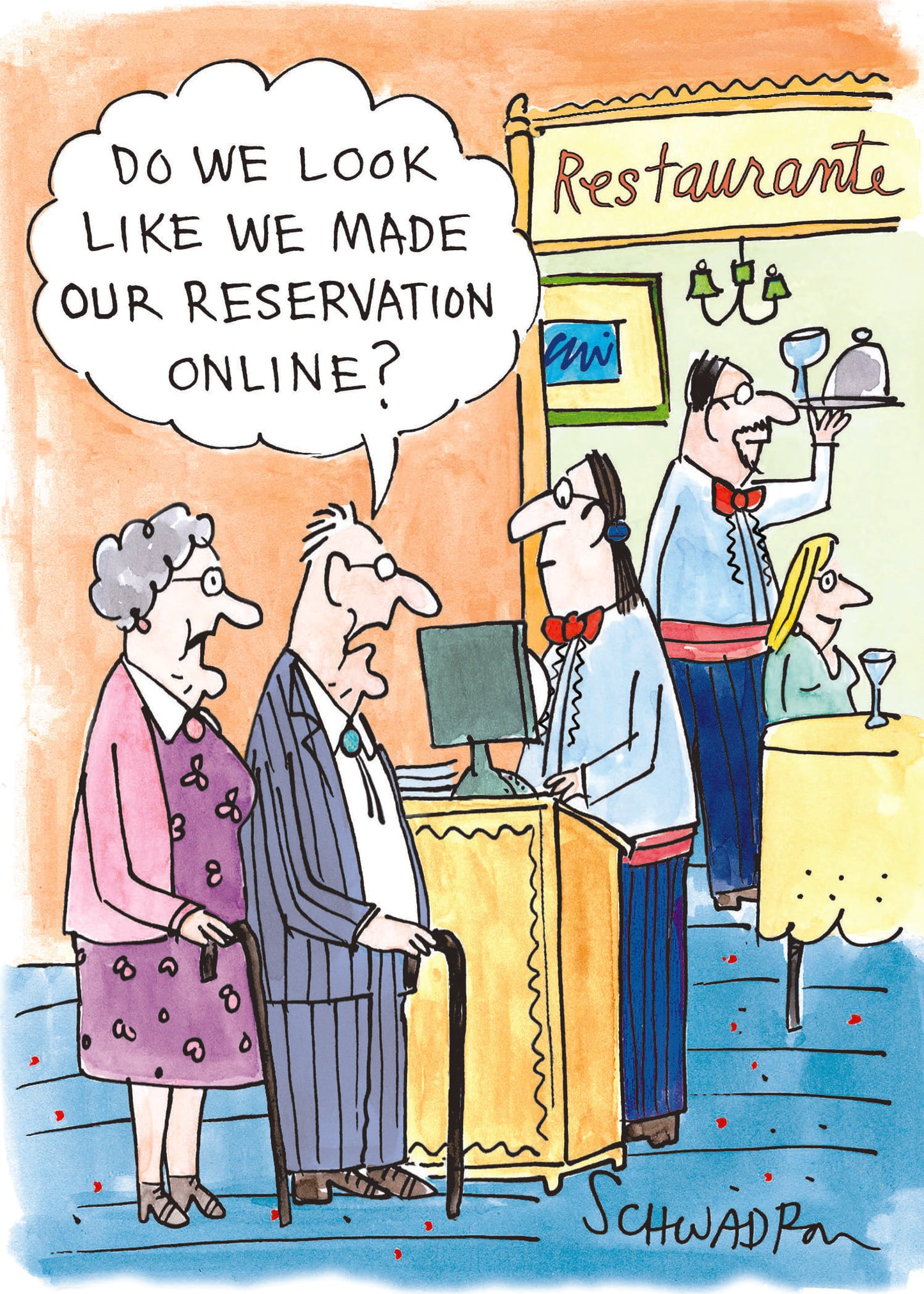 Birthday Card - Reservation online?