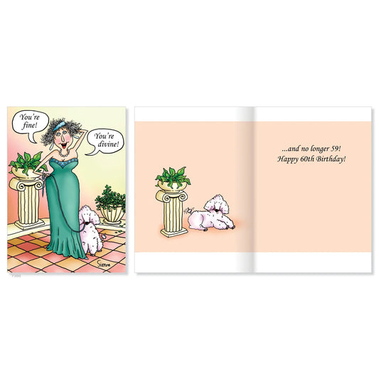 You're Fine! You're Divine 60th Birthday Card