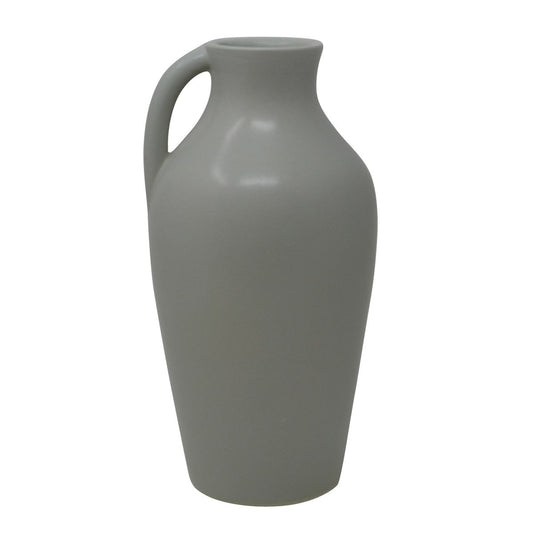 Green Vase with Handle