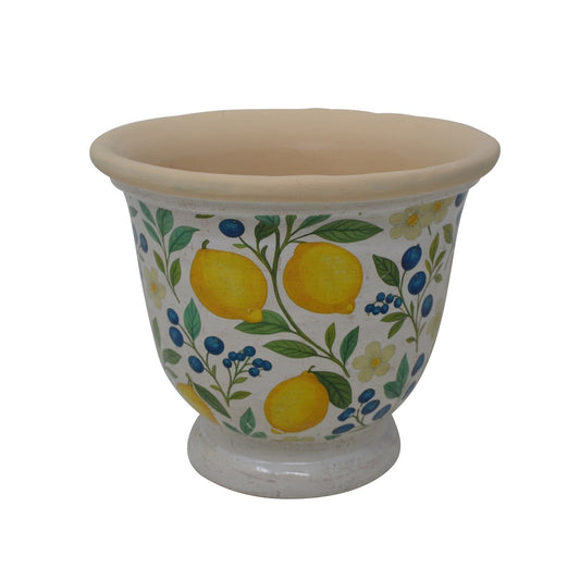 Lemon with Blueberries Vase