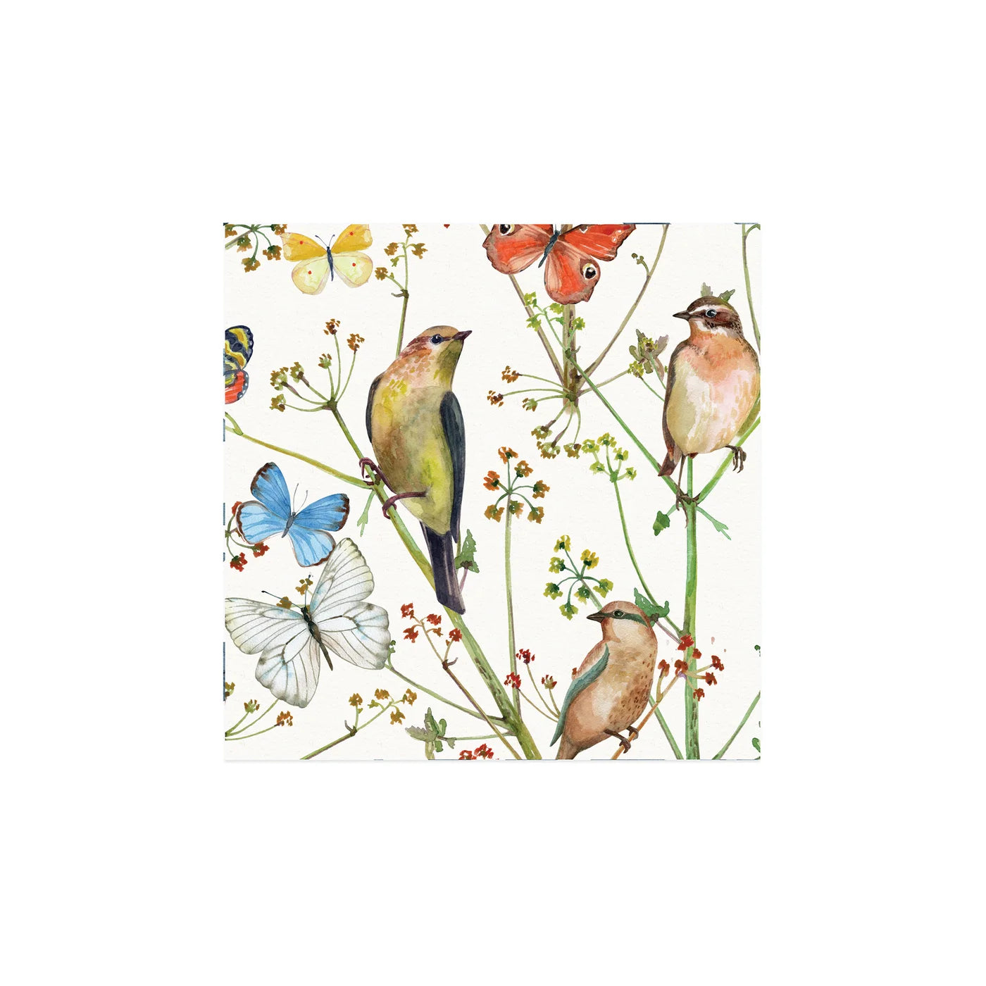 Bird & Butterfly Paper Napkins - Assorted Sizes - Joshua & Company