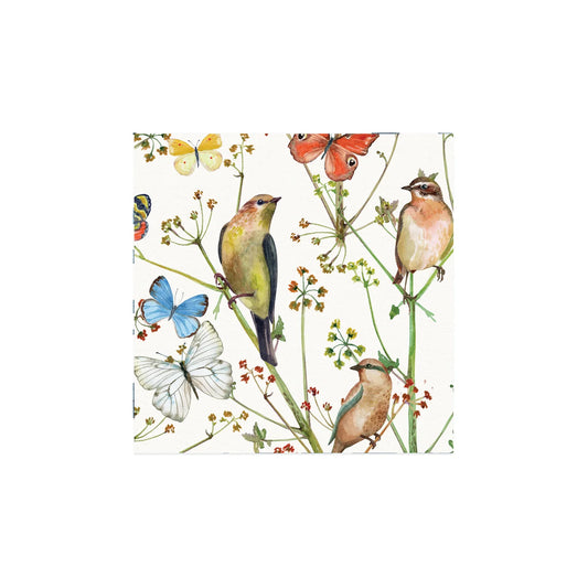 Bird & Butterfly Paper Napkins - Assorted Sizes