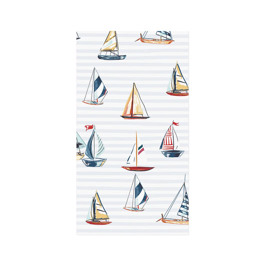 Striped Sailboat Hostess Napkins- Pack of 16