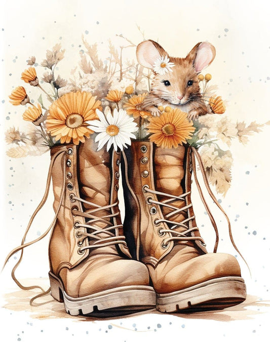 Enclosure Card - Peck-a-Bloom