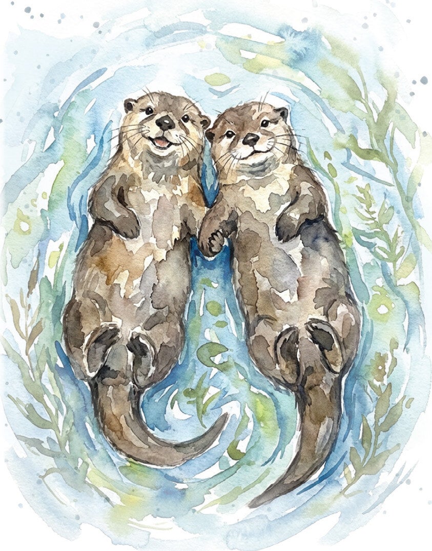 Small Card - Otter Half - Joshua & Company
