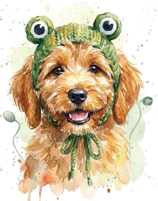 Small Card - Frog Dog