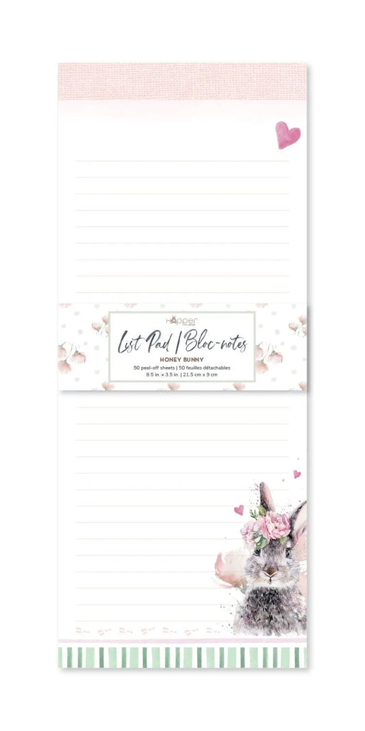 Honey Bunny Magnetic List Pad