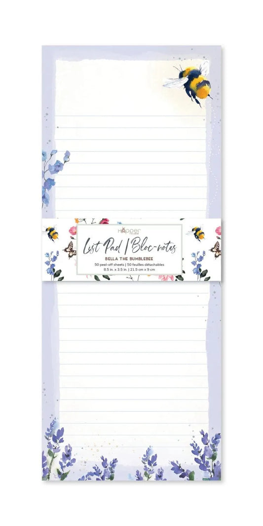 Bella the Bumblebee Magnetic List Pad