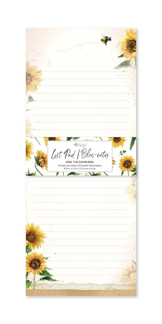 Bree the Bumblebee Magnetic List Pad