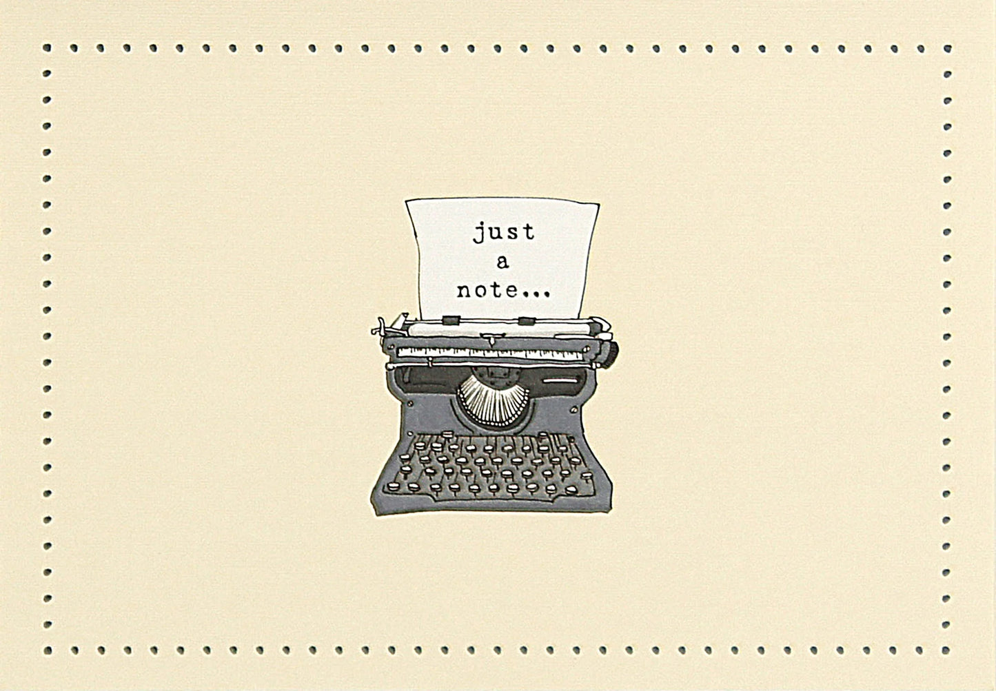 Typewriter Note Cards - Joshua & Company