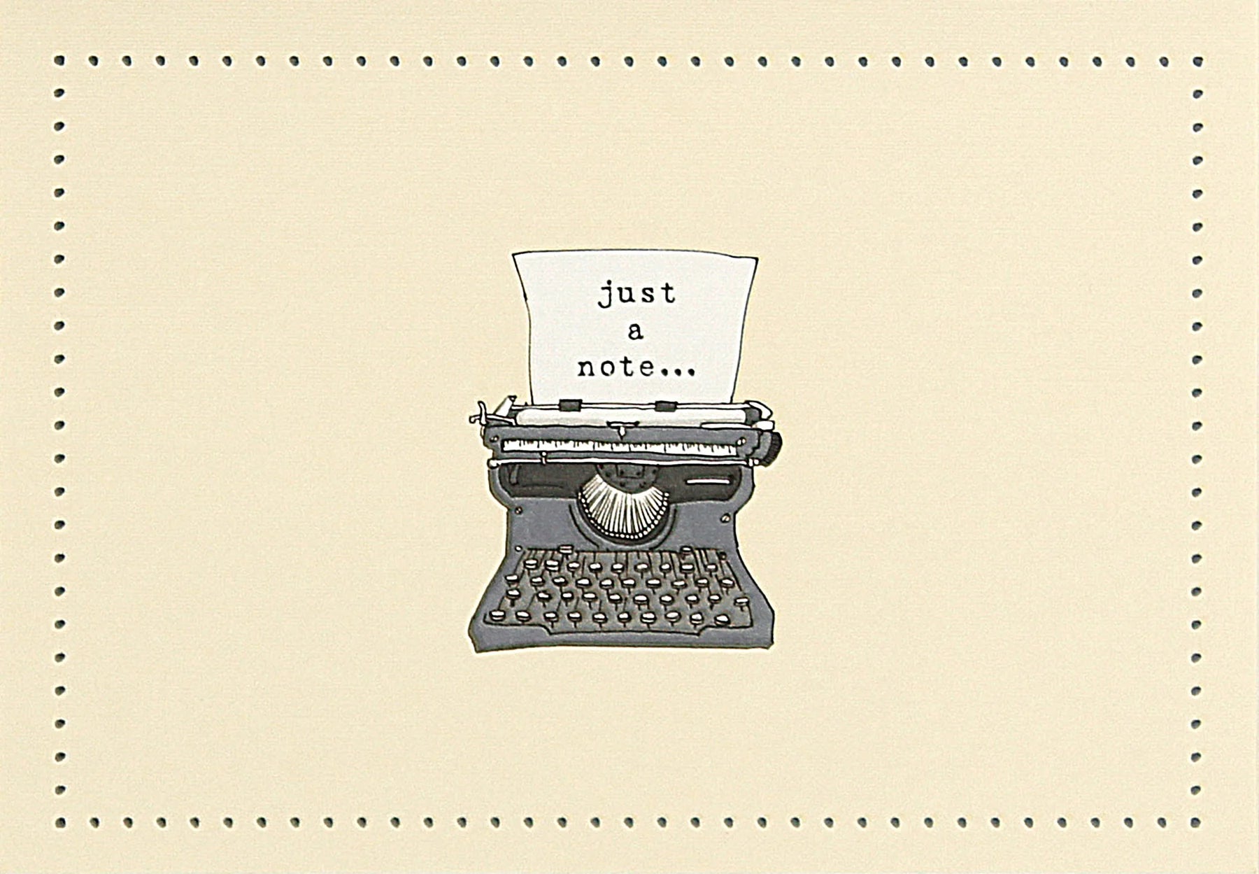 Typewriter Note Cards - Joshua & Company