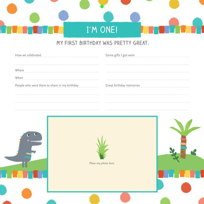 My Life as a Baby: A First-Year Calendar - Dinosaurs