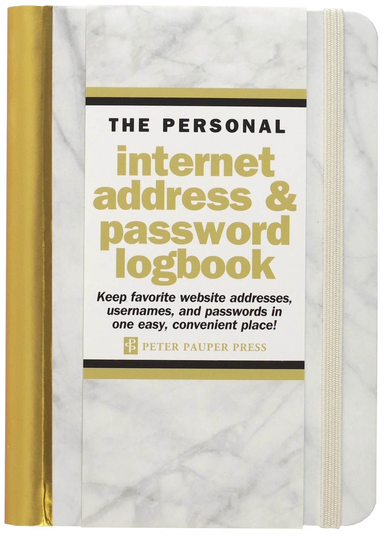 Marble Internet & Password Logbook - Joshua & Company