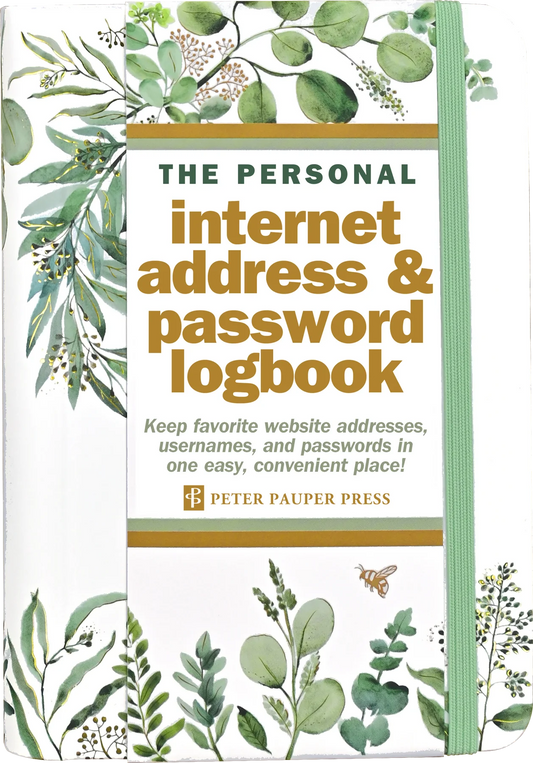 Small Internet Log Book Eucalyptus