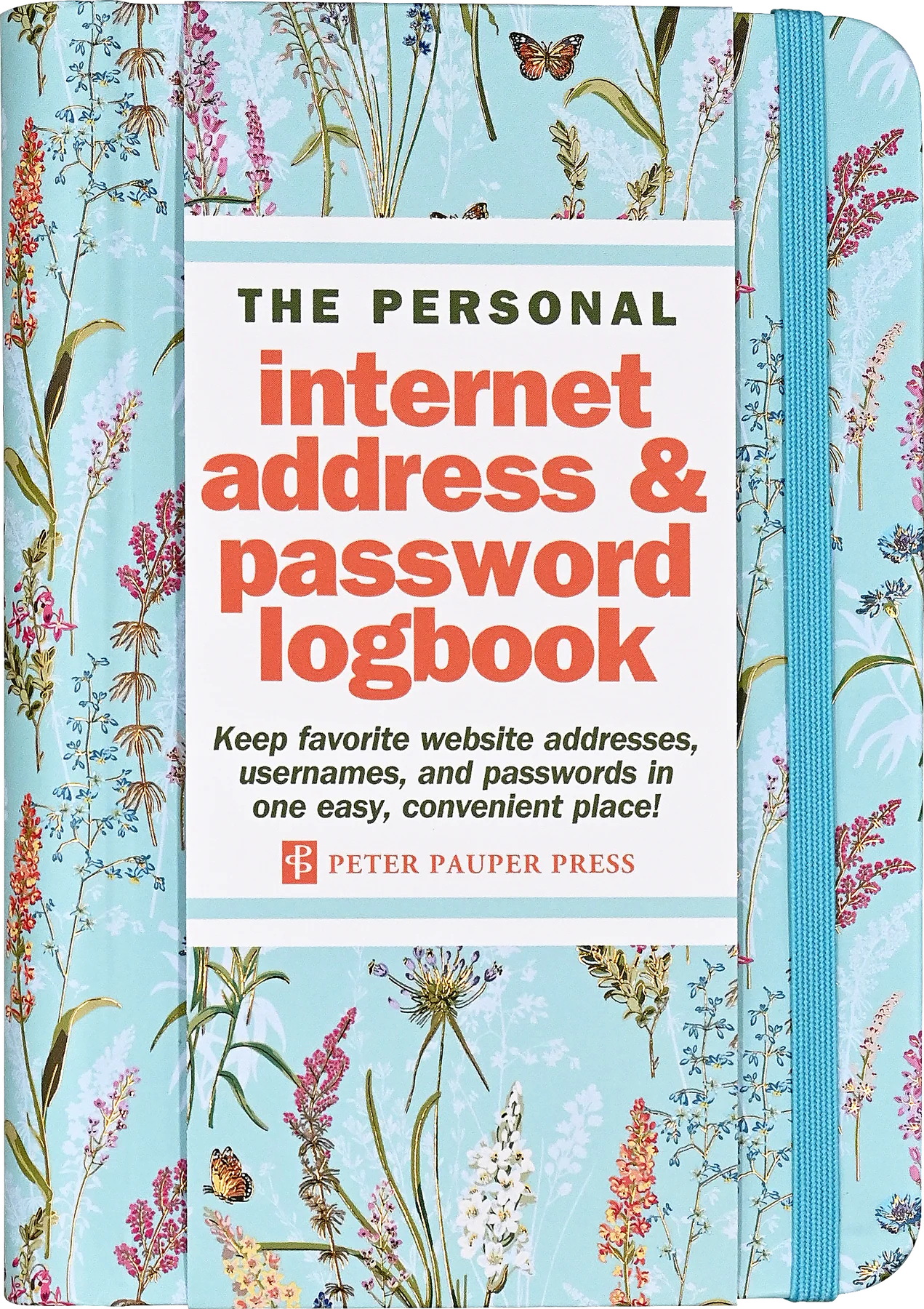 Blooms & Butterflies Internet & Password Logbook - Joshua & Company