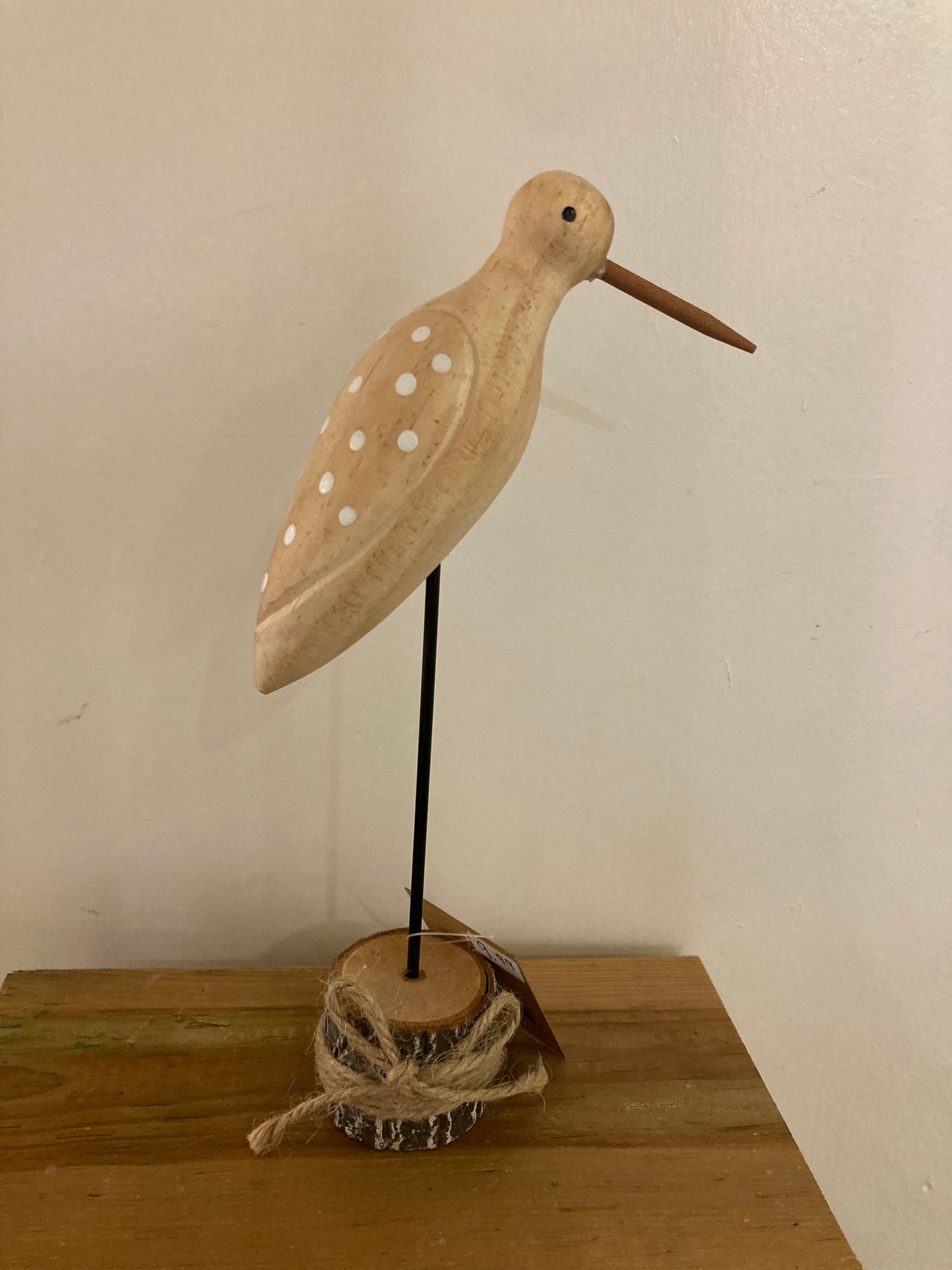 Shore Bird in Natural Wood- Assorted Sizes - Joshua & Company