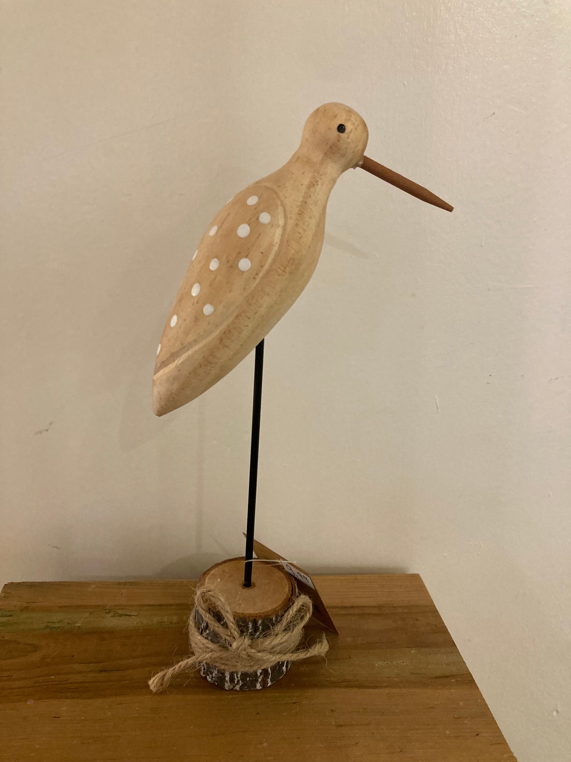 Shore Bird in Natural Wood- Assorted Sizes - Joshua & Company