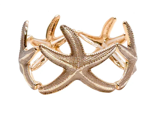 Gold Starfish Bracelet