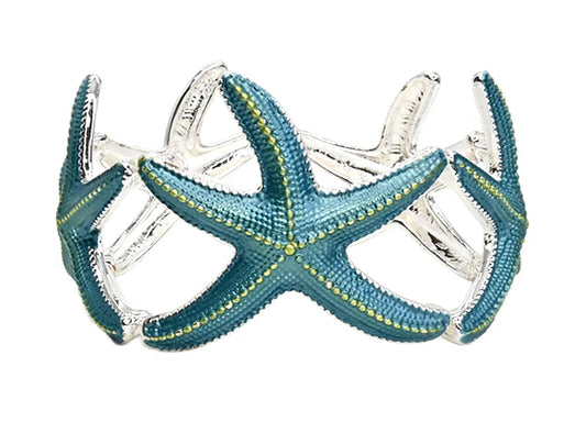 Turquoise Starfish Bracelet