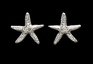 Silver Coloured Starfish Earring