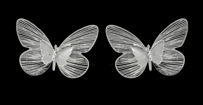 Silver Butterfly Earring