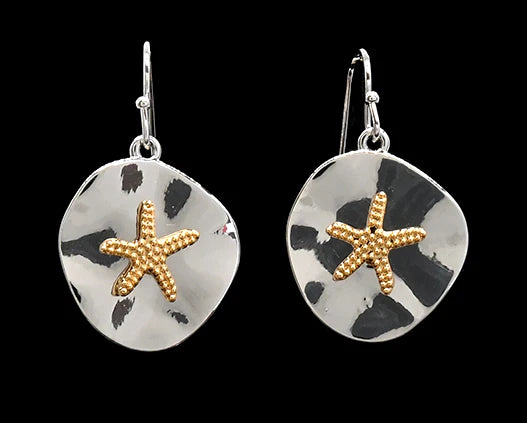 Two-Tone Shell Earring