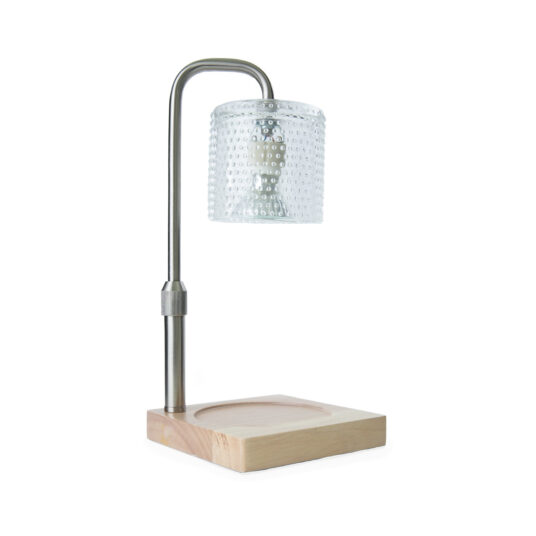 Hobnail Lamp Candle Warmer - Silver