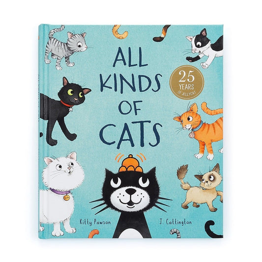 Jellycat 'All Kinds Of Cats' Book