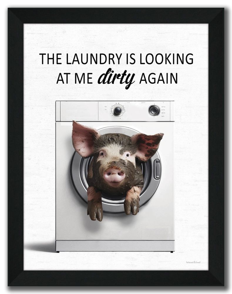 Dirty Pig Laundry Sign