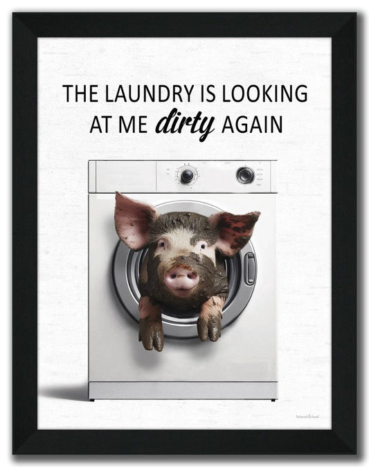Dirty Pig Laundry Sign