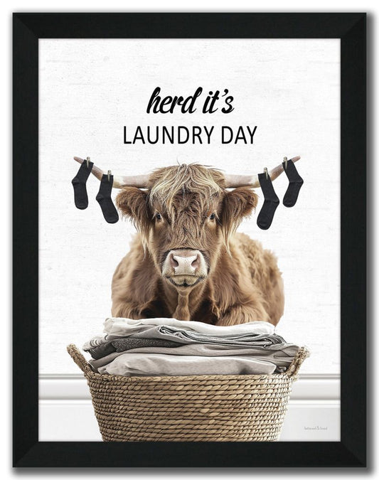 Herd It's Laundry Day Highland