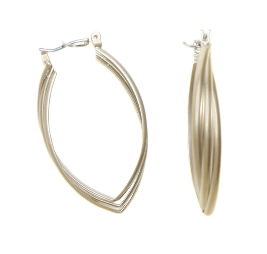 Chocolate Gold Hoop Earring