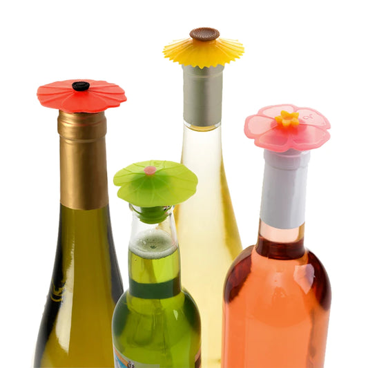 Floral Bulb Wine Stopper (Assorted)