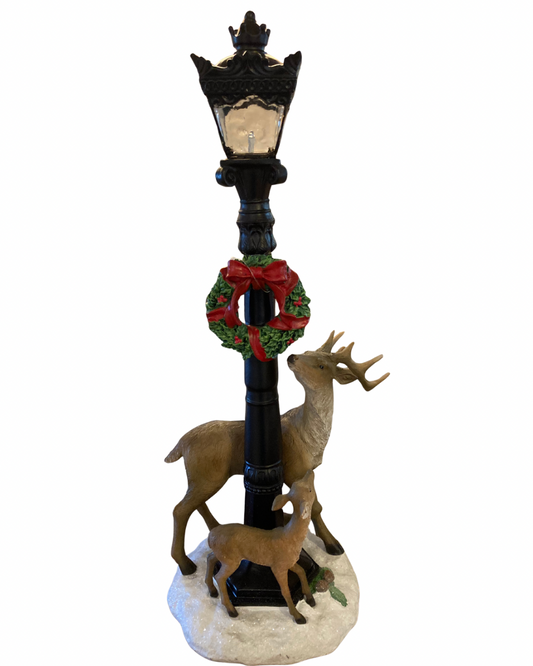 Lamp Post with Deer LED