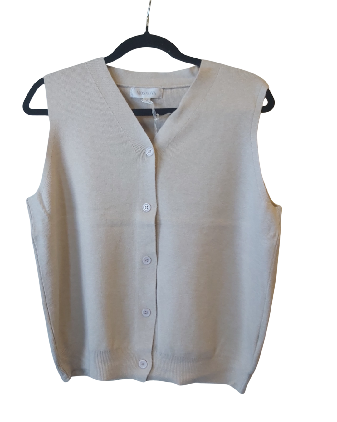 Knit Vest - Beige