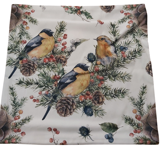 Holiday Birds Cushion 18"
