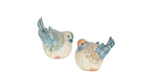 Blue and Beige Bird - Assorted