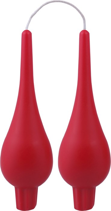 Danish Drop Candle 7" - Pair (Assorted Colours) - Joshua & Company