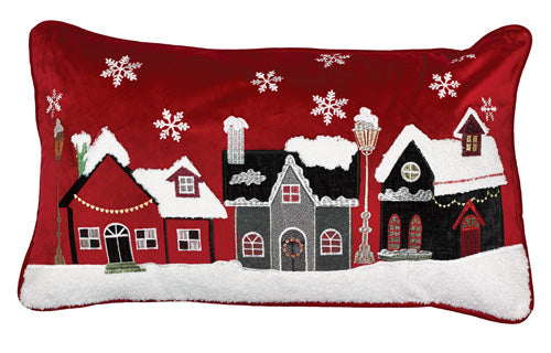 Holiday Village Cushion
