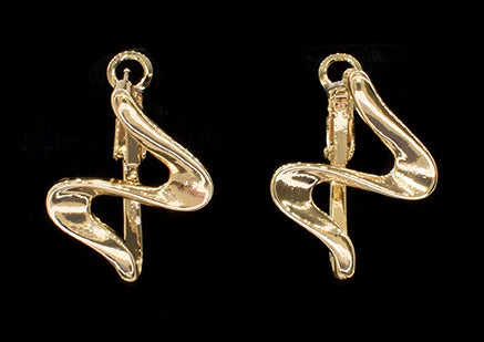 Wave Gold Earring