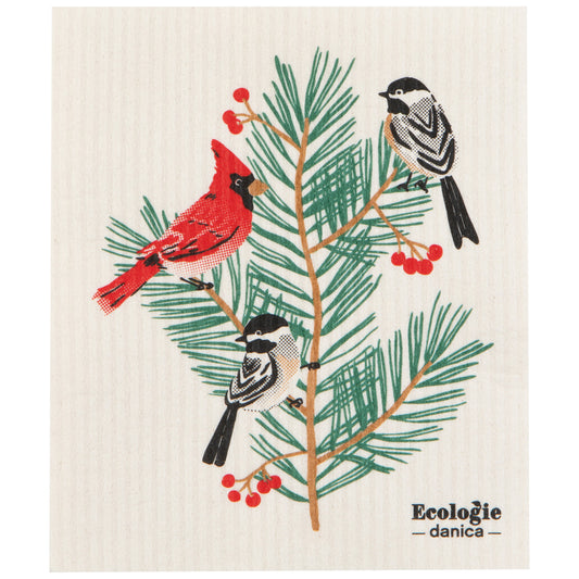 Swedish Dishcloth - Birds and Boughs