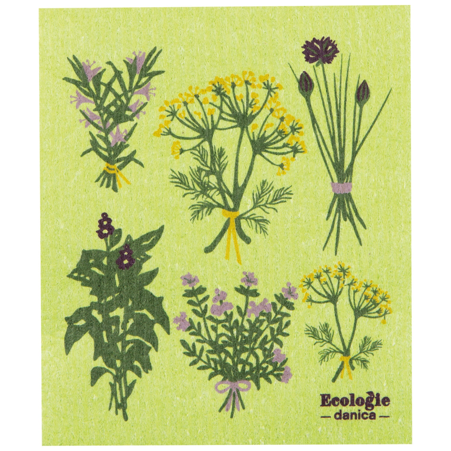Fresh Herbs Swedish Dishcloth - Joshua & Company