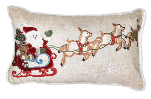 Santa’s Sleigh Cushion