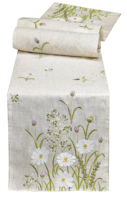 Floral Meadow Table Runner