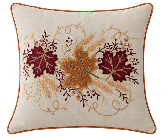 Maple Swirl Cushion 18"