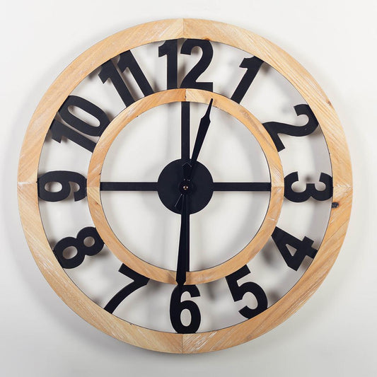 Wooden Wall Clock - Pickup Only
