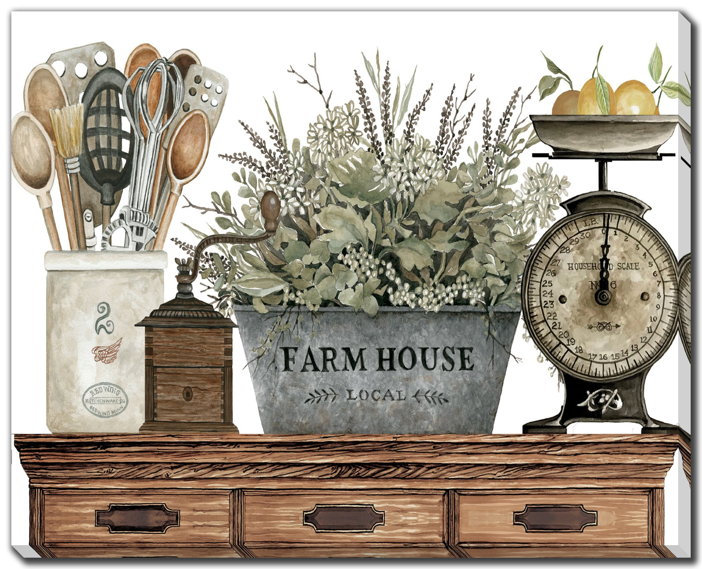 Rustic Kitchen - Print 16" x 20" **Pick-up Only**