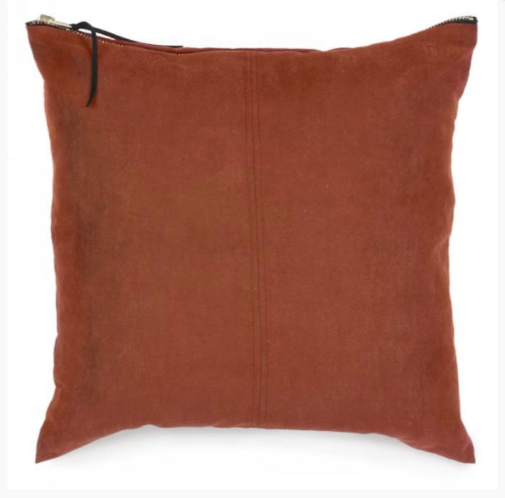 Rust Suedette Cushion