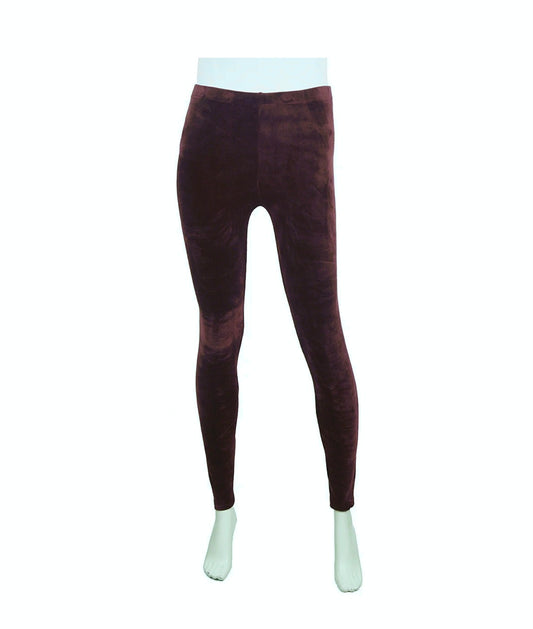Brown Velvet Legging