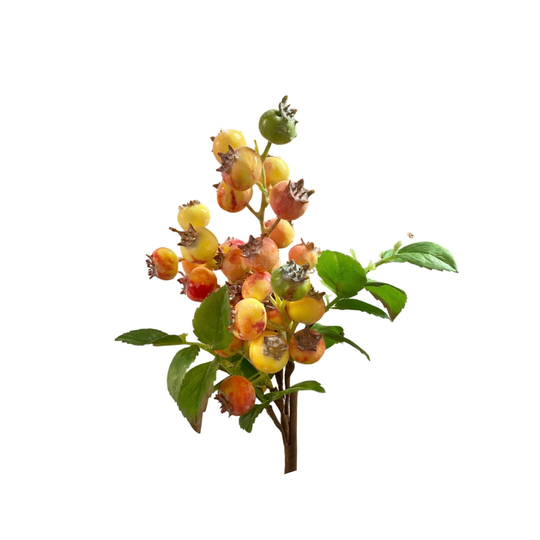 Yellow and Red Berry Pick 14"